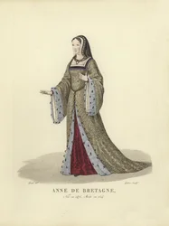 Anne van Bretagne, koningin-gemalin van Karel VIII en Lodewijk XII van Frankrijk
