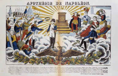 Apotheose van Napoleon-le-Grand Bonaparte (1769-1821).