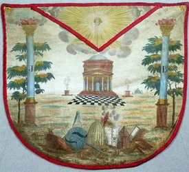 Schort van een meester, 18e eeuw