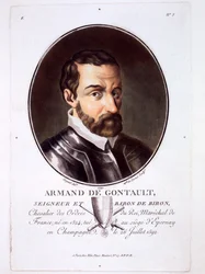 Armand de Gontaut, uit Portraits des grands hommes, femmes illustres, et sujets memorables de France, gepubliceerd 1787-92