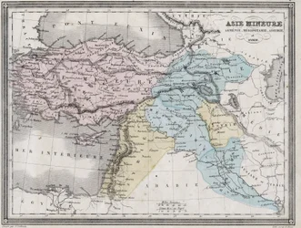 Klein-Azië, Armenië, Mesopotamië, Assyrië en Syrië in de Oudheid - Plaat uit 