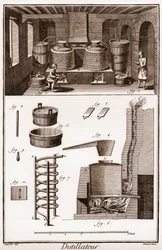 Atelier van een brandewijnstoker - 