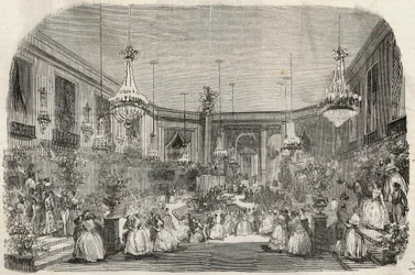 Bal gegeven in het Hotel Lambert op het Ile Saint Louis, 2 rue Saint Louis en l