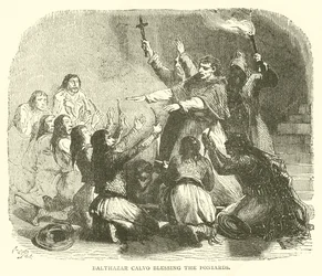 Balthazar Calvo zegent de dolken
