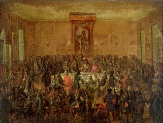 Banket Gegeven ter Ere van Lodewijk XIV (1638-1715) door het Corps Municipal in het Hotel-de-Ville, c.1680