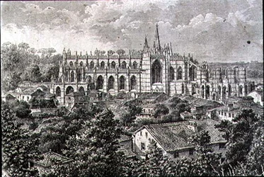 Klooster van Batalha in de jaren 1860