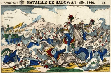 Slag bij Sadowa op 3 juli