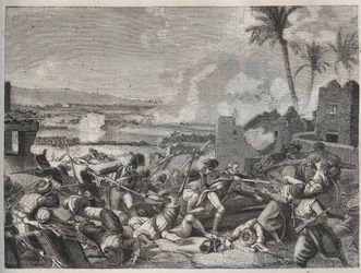Slag bij Sediman - slag tussen het Franse leger onder bevel van generaal Louis Charles Antoine Desaix (1768-1800) en het Mamlukse leger van Mourad Bey (1750-1801), 7 oktober
