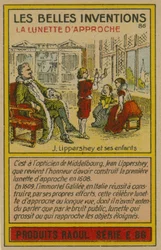 Mooie uitvindingen kaart, telescoop