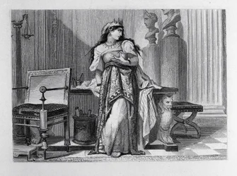 Berenice, illustratie voor Berenice door Jean Racine (1639-99)