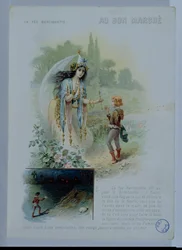 Berliquette de fee, advertentie voor Le Bon Marche, c.1900