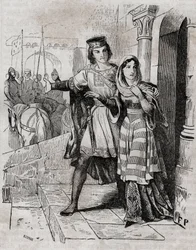 Bertrade van Montfort (1070-1117) Koningin van Frankrijk met Filips I Koning van Frankrijk - in 