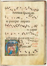 Geboorte van de Maagd, Graduale, f.76