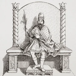 Bonifatius III van Toscane, markgraaf van Toscane, ook bekend als Bonifatius IV of Bonifatius van Canossa, 985-1052, uit L