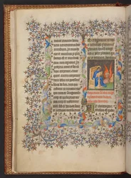 Getijdenboek, Add MS 32454 f.9v, Frankrijk