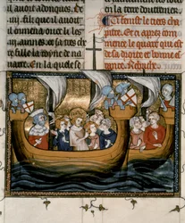 KRUISTOCHT Zevende: Lodewijk IX vertrekt voor de 7e Kruistocht (1248-54)