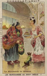 Taartverkoper, 18e eeuw