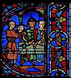 Bruiloft te Kana: een dienaar brengt wijn