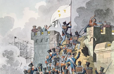 Verovering van het keizerlijke fort in Algiers in 1830