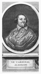 Kardinaal Alberoni (gravure)