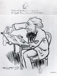 Karikatuur van Gabriel Faure