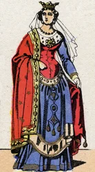 Karolingische dynastie: Portret van Ermentrude d