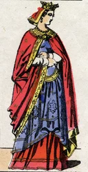 Karolingische dynastie: Portret van Gerberge van Saksen