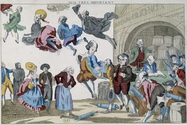 Cartoon over luchtpostkoetsen