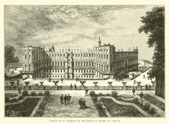 Kasteel van St. Germain tijdens het bewind van Hendrik IV