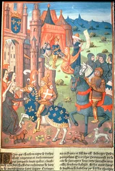 Karel de Grote met zijn paladijnen (ridders van zijn gevolg)