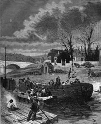 Charles Dallery (1754 - 1835) liet Helice zijn stoomboot in stukken zetten. in 