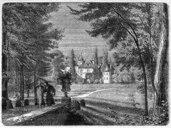 Kasteel van Savigny-sur-Orge (Savigny sur Orge) residentie van Louis, Nicolas DAVOUT (1770 - 1823) Maarschalk van het Keizerrijk - in 