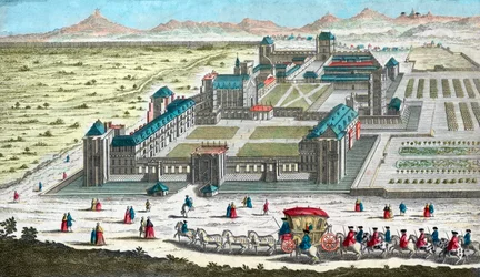 Chateau de Vincennes bij Parijs - in de 18e eeuw