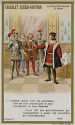 Chocolat Guerin-Boutron handelskaart, Historische Woorden serie