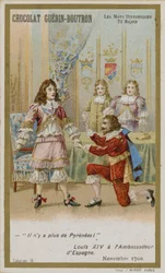 Chocolat Guerin-Boutron handelskaart, Historische Woorden serie