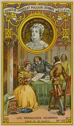 Chocolat Poulain Orange handelskaart