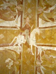 Christus te paard (11e eeuw), Kathedraal van Auxerre, Crypte