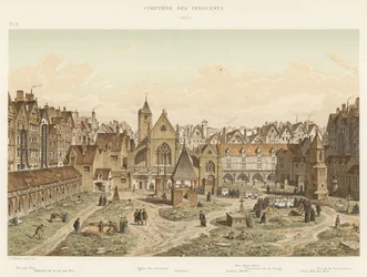Cimetière des Innocents, 1550