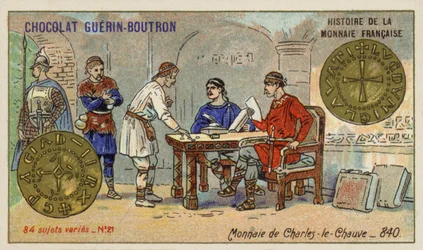 Munten van Karel de Kale, 840