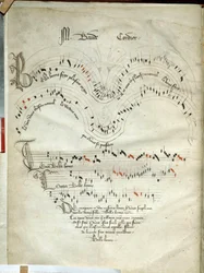 Collectie van ballades, motetten en liederen