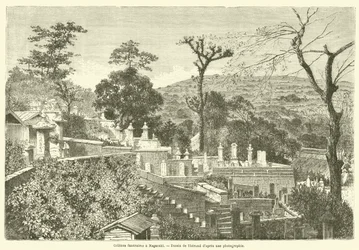 Begrafeniskuilen in Nagasaki