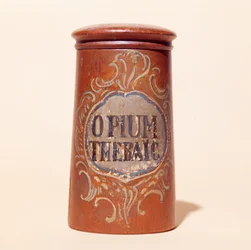 Container voor Thebaïsche opium