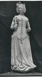 Kopie van een standbeeld van Isabella van Beieren (1371-1435)