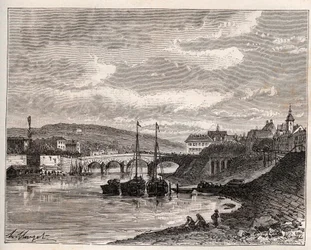 Corbeil Essonnes - gravure in 