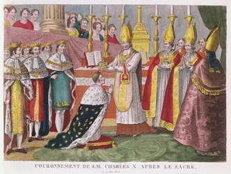 Kroning van Karel X (1757-1836) in Reims, 29 mei 1825