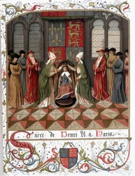 Kroning van Hendrik VI in Parijs in 1431