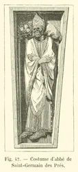 Kostuum van de abt van Saint-Germain des Prés