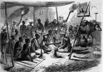 Gebruik in India - huwelijk: huiselijke ceremonie van een bruiloft