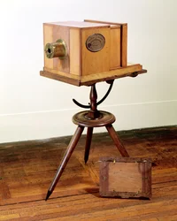 Daguerreotypiecamera door Alphonse Giroux uit Parijs