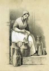 Zuivel, Frankrijk, ca. 1855